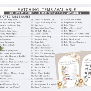 May include: A printable list of 60 baby shower game ideas with a neutral colour scheme of beige, brown, and white. The list includes games like "Guess the Baby Food", "Baby Name Race", "Baby Shower Characters", and "Baby Traditions Around the World".