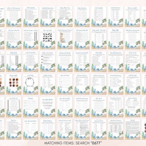a bunch of cards that have a bunch of different things on them
