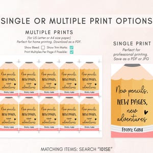 a picture of a single or multiple print options