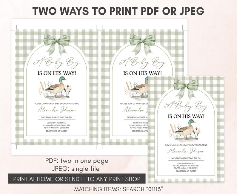 two tags with a bird on them for a baby shower