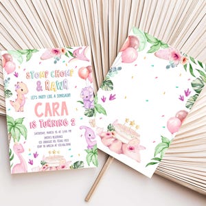 Dinosaur Invite