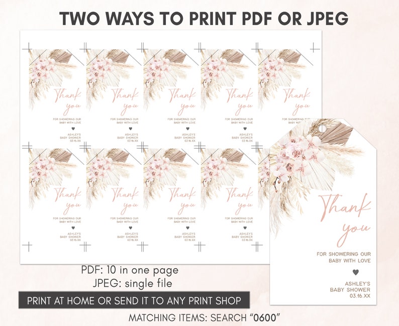 two ways to print a wedding program
