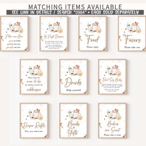 Winter Baby Shower Signs