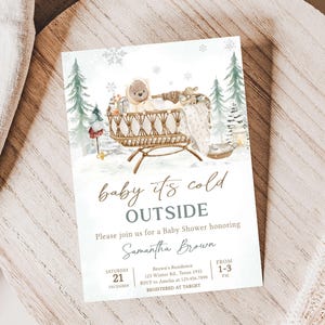 Baby It's Cold Outside Invitation