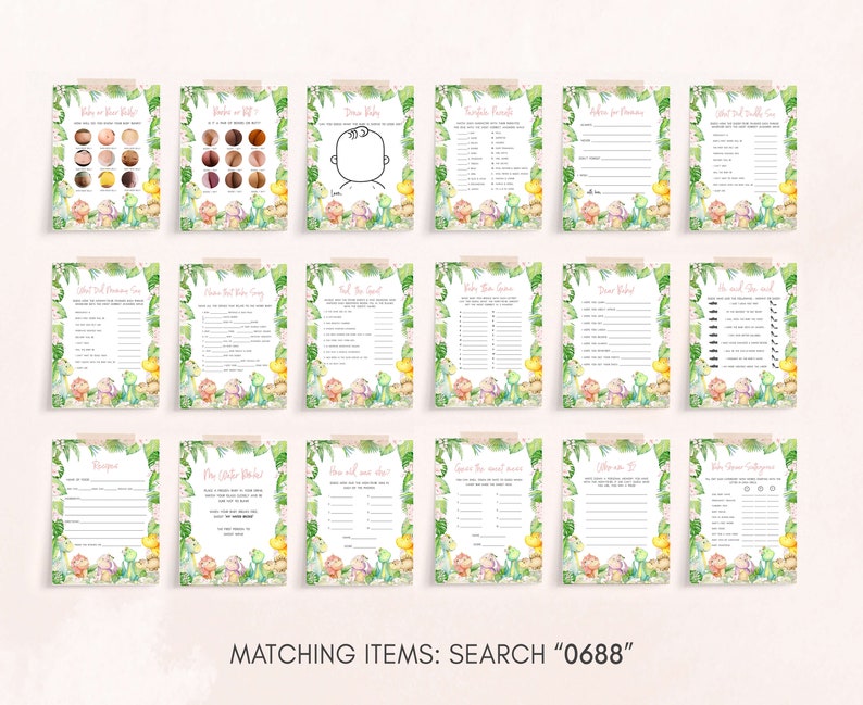 a set of matching items for a match
