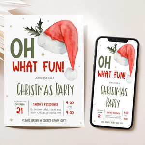 Christmas Party Invites