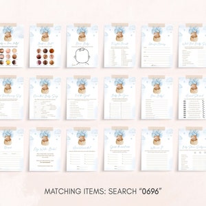 a bunch of cards with a bear on them