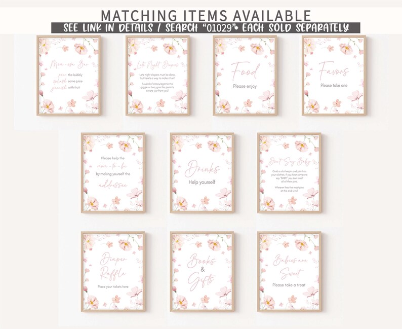 Baby in Bloom Signs
