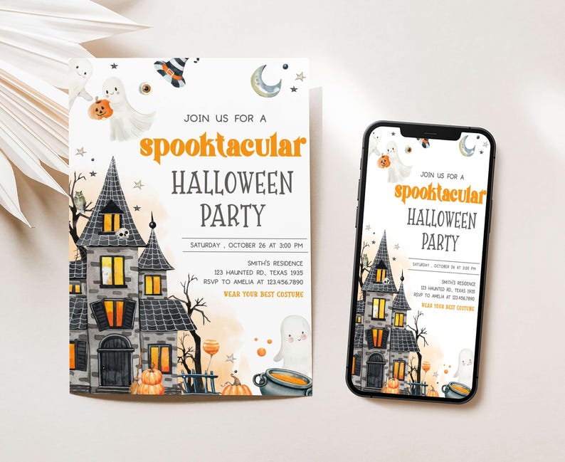 Halloween Party Invites