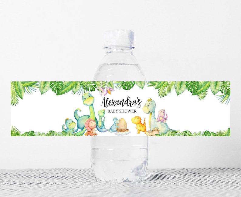 a water bottle with a water bottle label on it