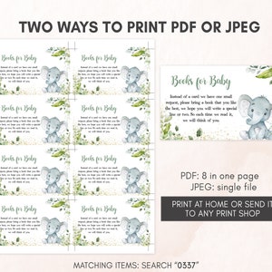 25 Baby Shower Einladungen Mit Gelbem Elefanten - DIY Blanko-Karten In Gelb Mit Polka Dots