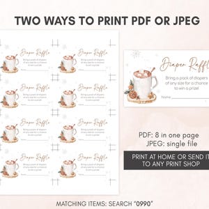 Merry Little Baby Diaper Raffle