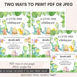 two ways to print for a one - of - a - kind birthday party