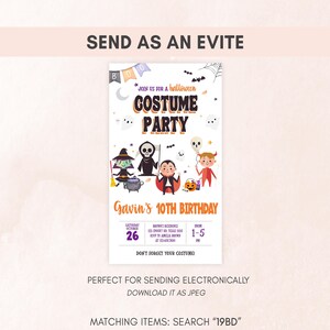 Costume Party Evite