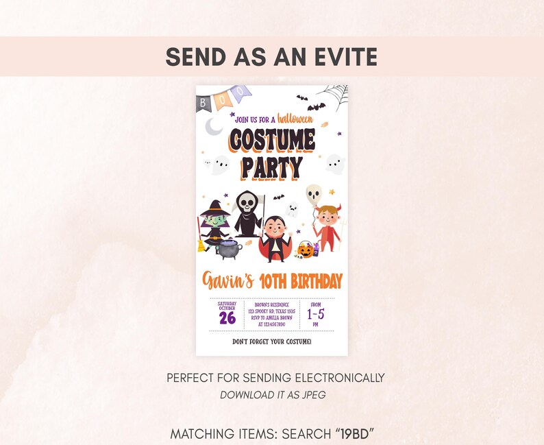 Costume Party Evite