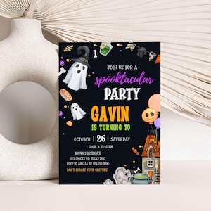 Spooktacular Halloween Invitation