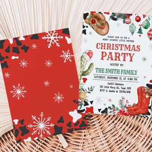 Cowboy Christmas Invite