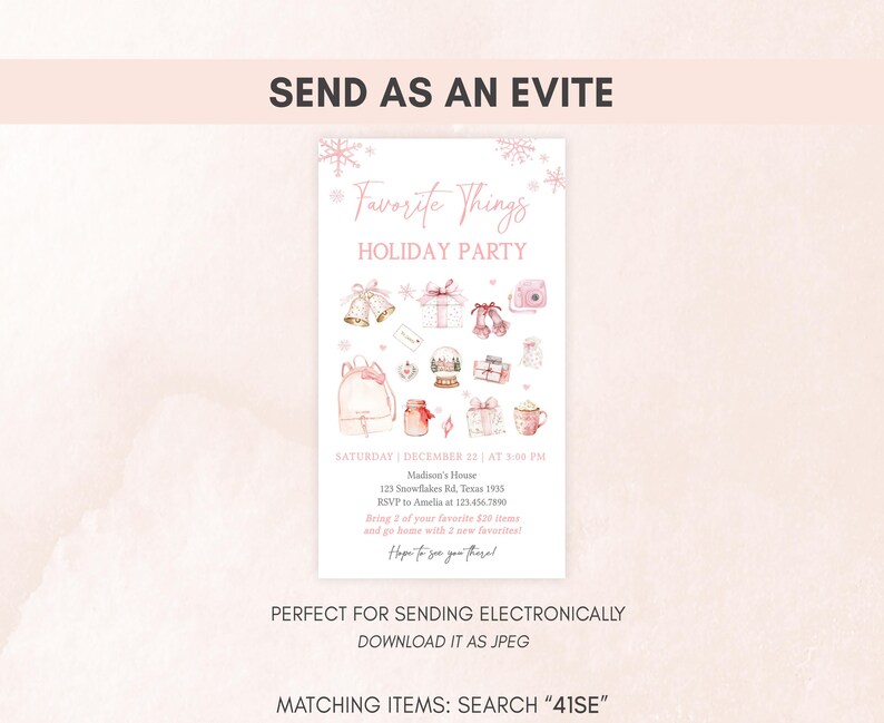 Holiday Party Evite