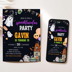 Spooktacular Halloween Invites