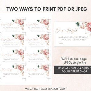 two ways to print a wedding program