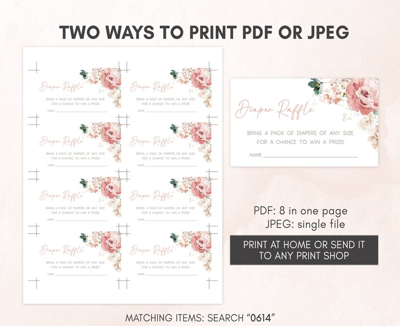 two ways to print a wedding program