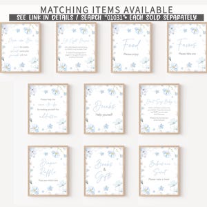 Blue Baby in Bloom Signs