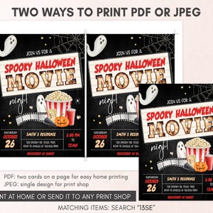 Spooky Halloween Invitation Template