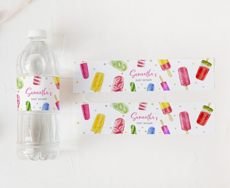 Popsicle Water Labels