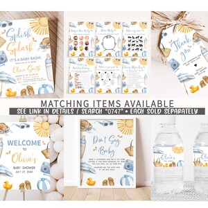 Boy Beach Printable Templates