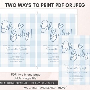 two ways to print a baby boy or girl's birth announcement
