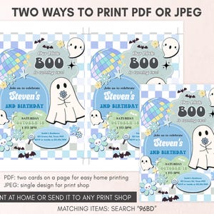 two ways to print for a birthday party