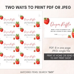 two ways to print a strawberry coup sheet