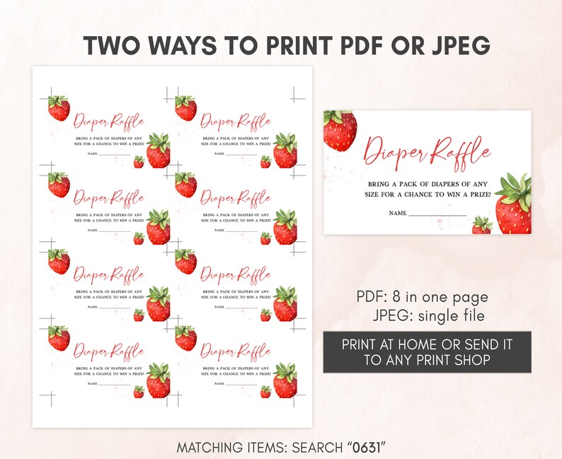 two ways to print a strawberry coup sheet