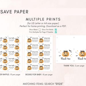 Minimalist A Little Boo Thank You Card