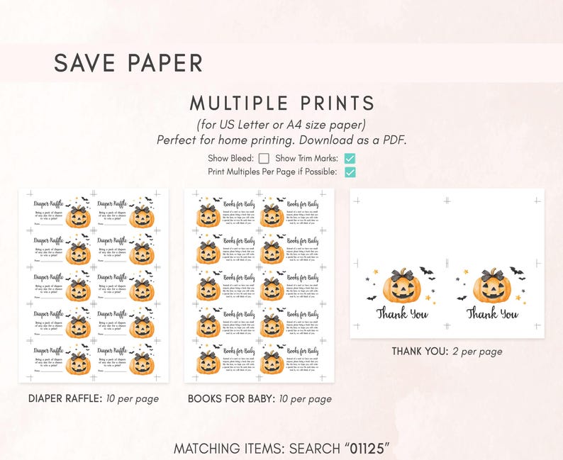 Minimalist A Little Boo Thank You Card