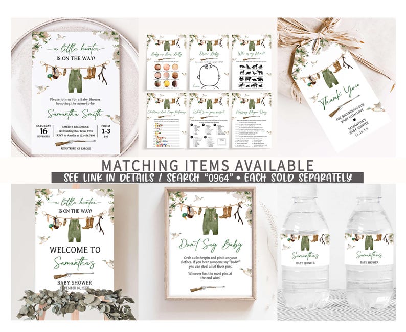 Hunter Printable Templates
