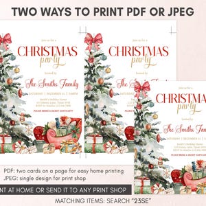 Christmas Invitation Template