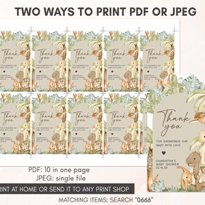 two ways to print for a baby shower