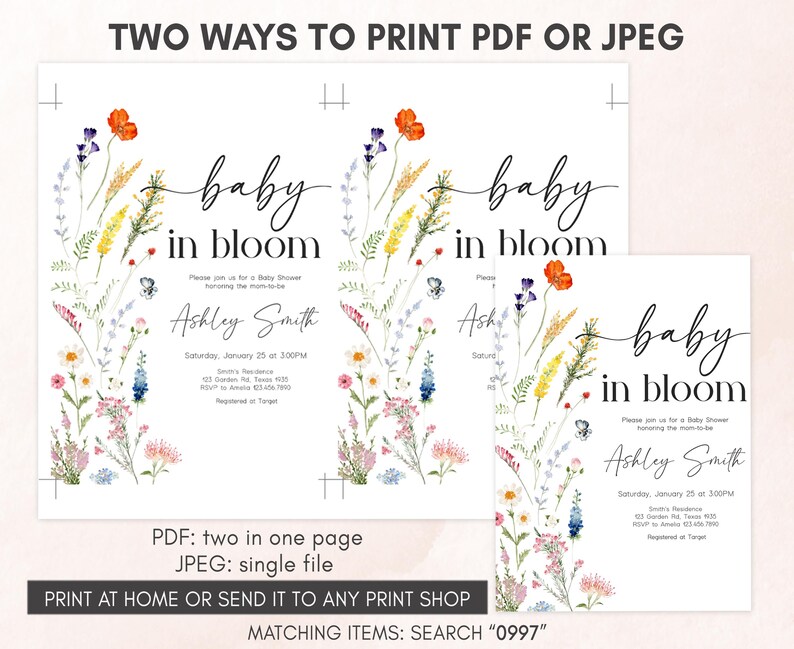 two printable baby in bloom baby in bloom baby in bloom baby in bloom baby
