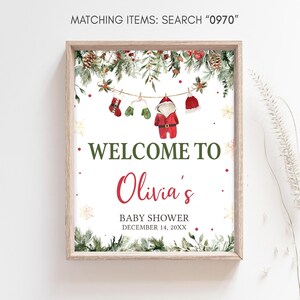 Christmas Welcome Sign