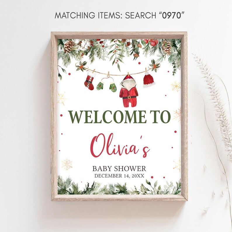 Christmas Welcome Sign
