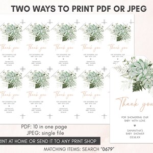two ways to print a wedding program