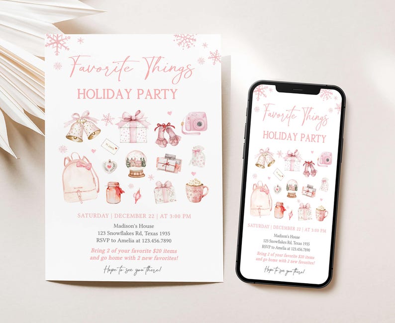 Favorite Things Invite