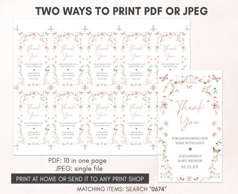 two ways to print a wedding program