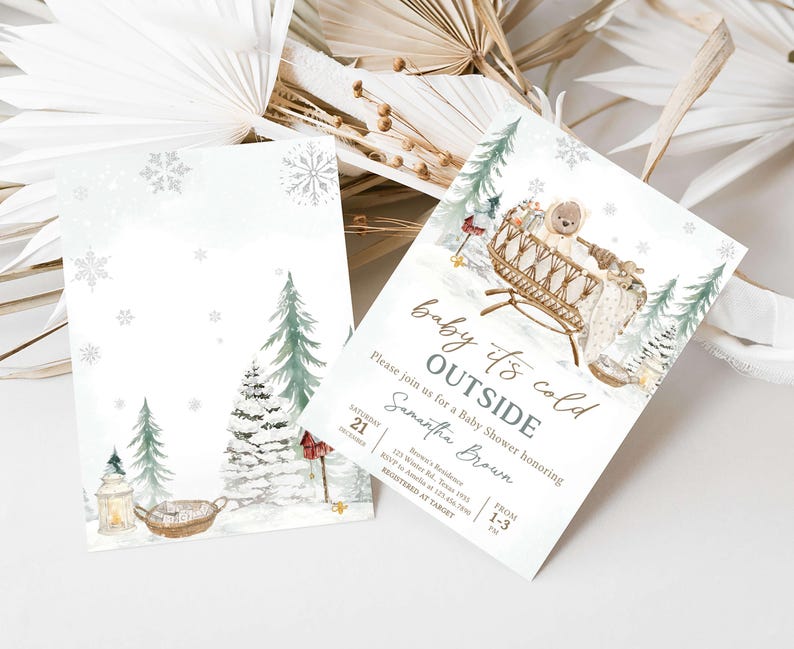 Baby It's Cold Outside Invite