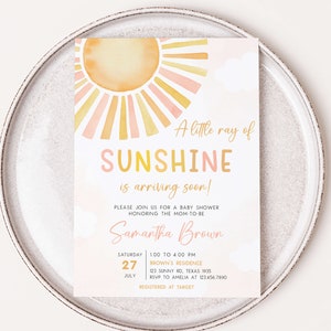 Sunshine Invitation