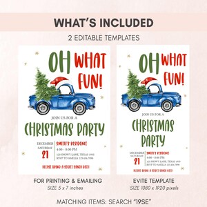 Holiday Party Invitation Set