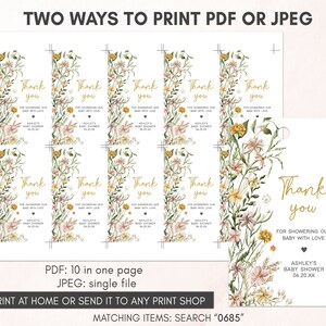 two ways to print a wedding program