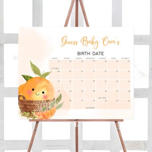 A Little Cutie on the Way Calendar