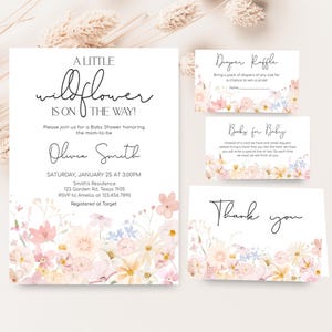 A Little Wildflower Invitation Set
